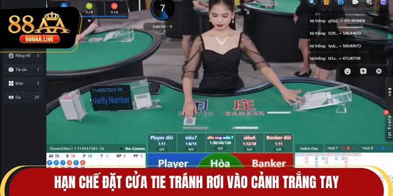 Hạn chế đặt cửa Tie tránh rơi vào cảnh trắng tay