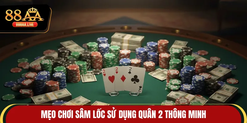 Mẹo chơi Sâm lốc sử dụng quân 2 thông minh