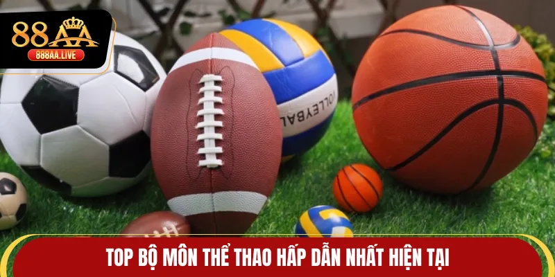 Top bộ môn thể thao hấp dẫn nhất hiện tại